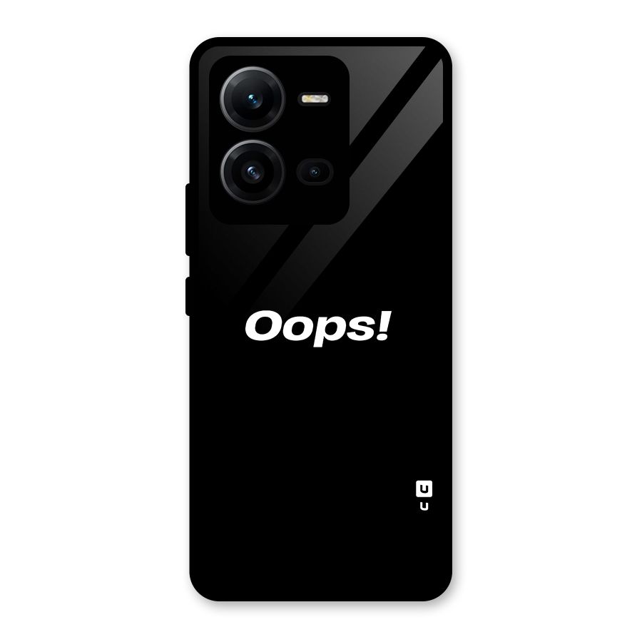 Just Oops Glass Back Case for Vivo V25