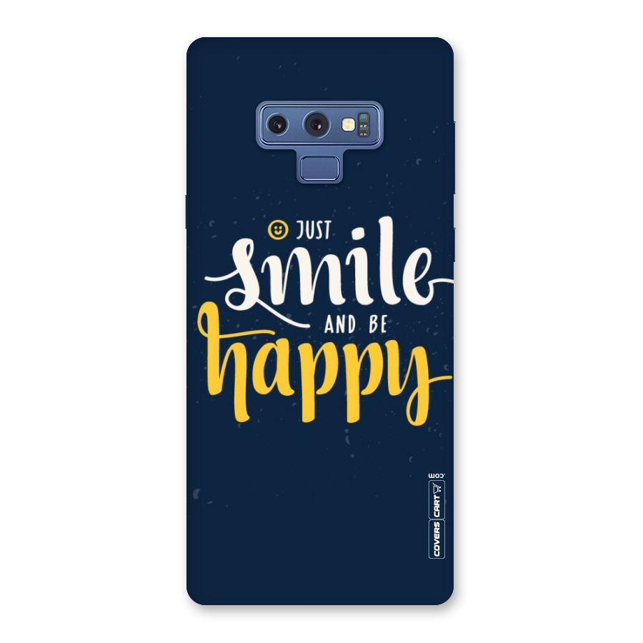 Just Smile Back Case for Galaxy Note 9