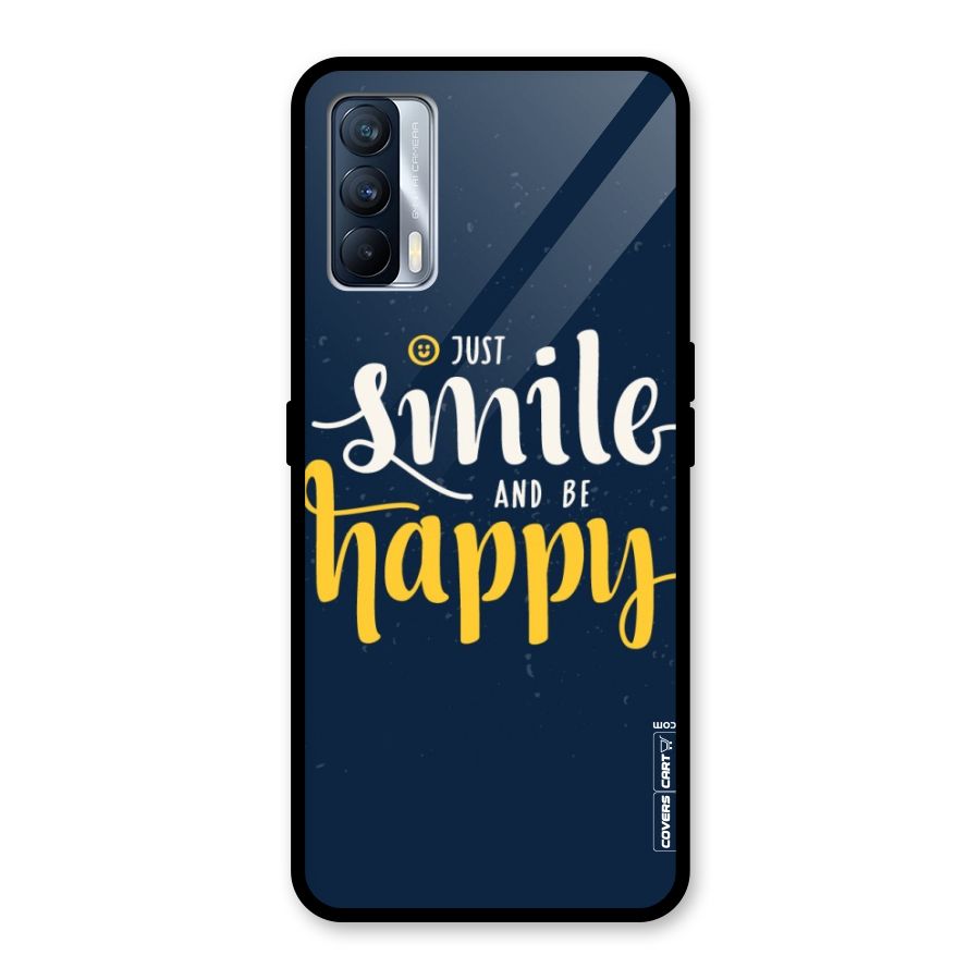 Just Smile Glass Back Case for Realme X7
