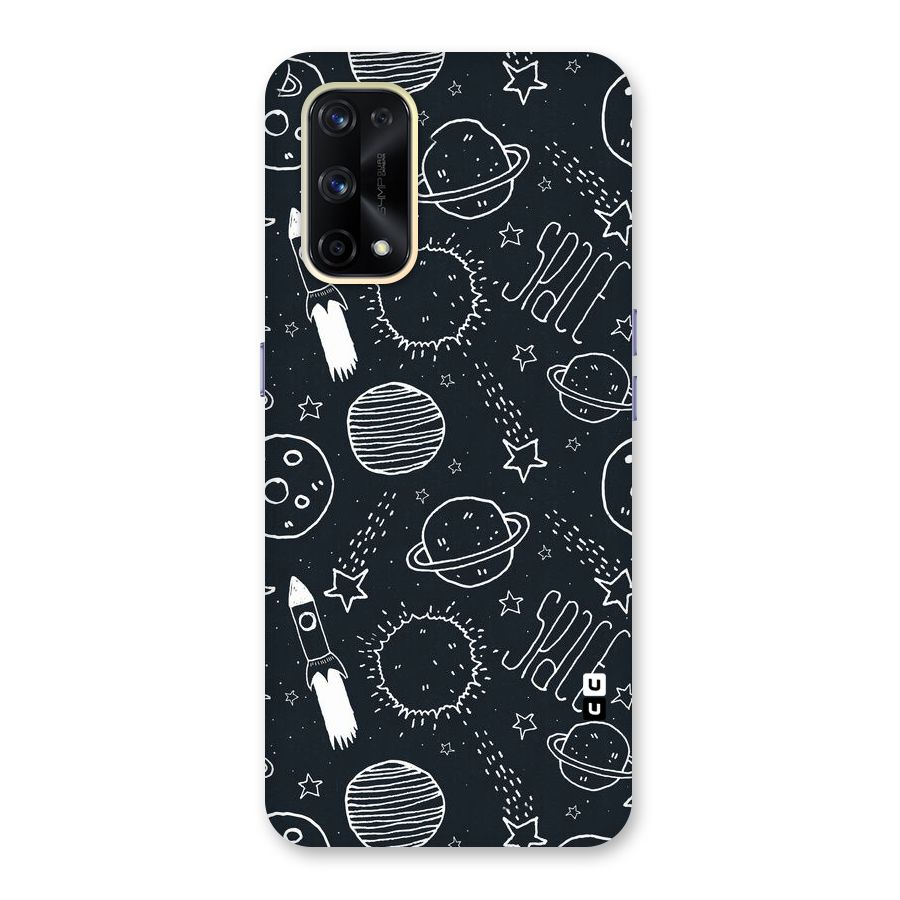 Just Space Things Glass Back Case for Realme X7 Pro