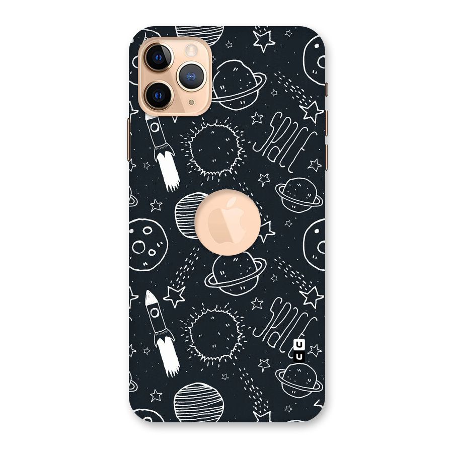 Just Space Things Back Case for iPhone 11 Pro Max Logo Cut