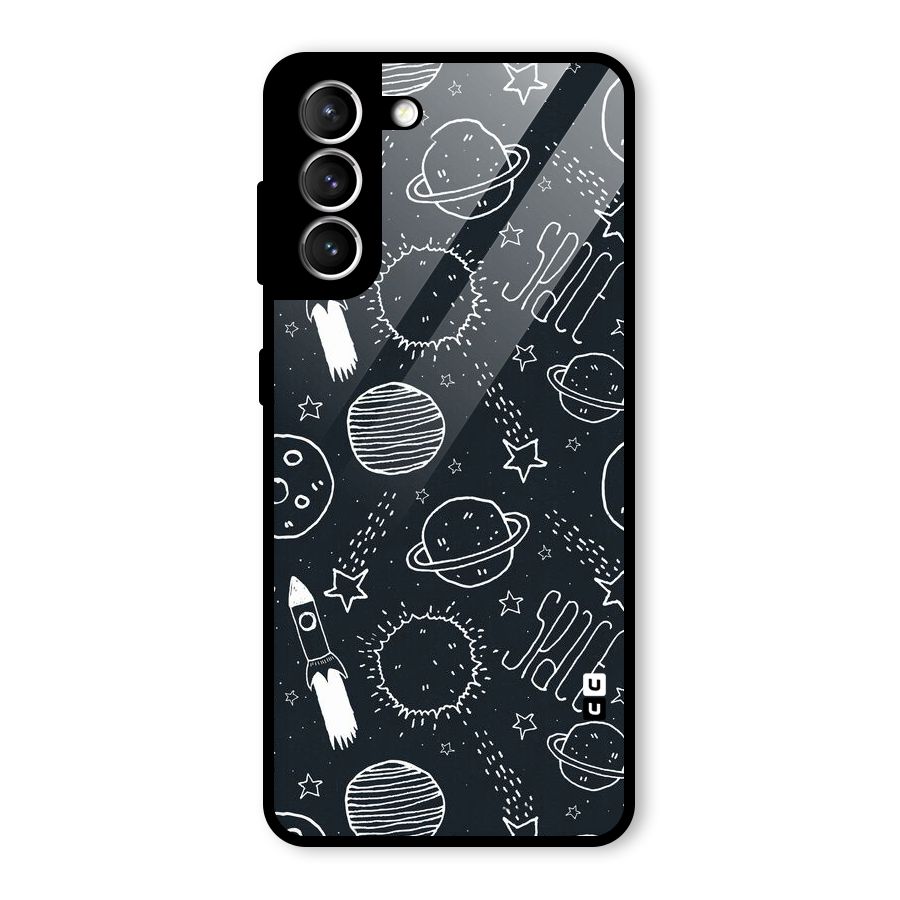Just Space Things Glass Back Case for Galaxy S21 5G