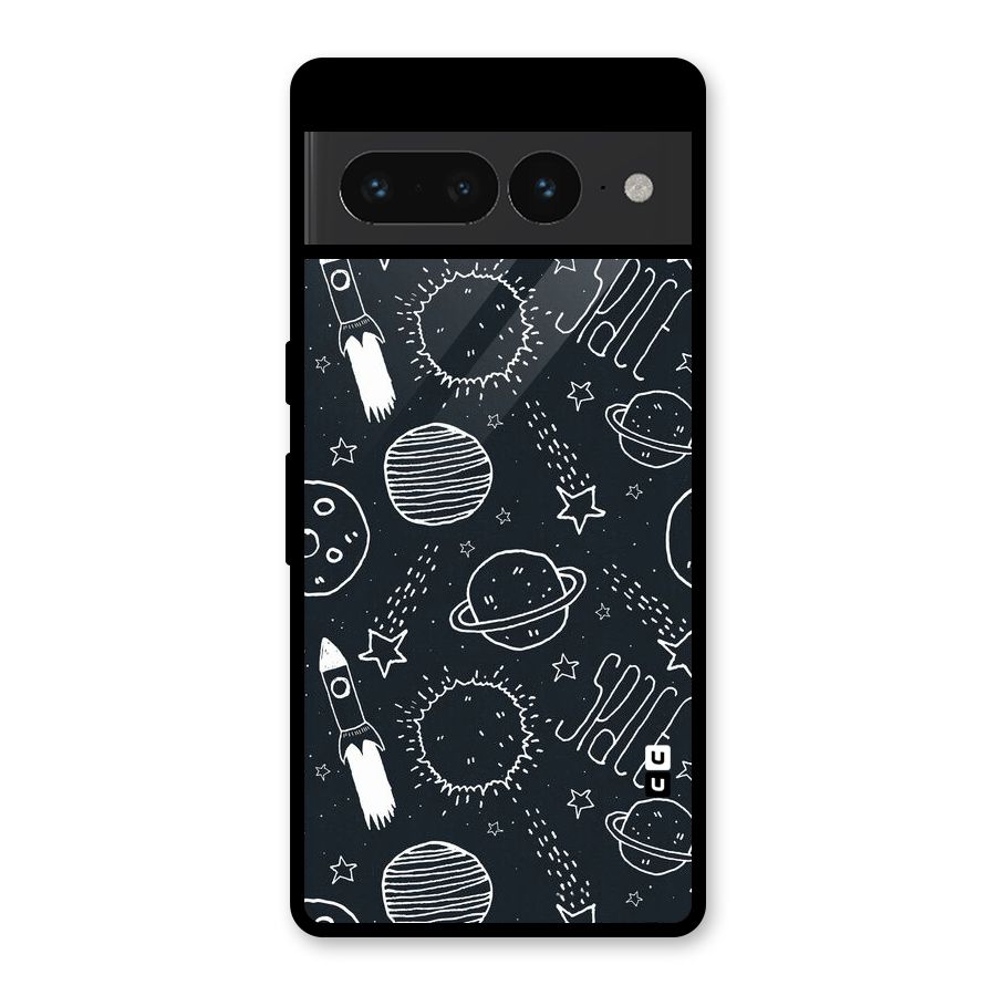 Just Space Things Glass Back Case for Google Pixel 7 Pro