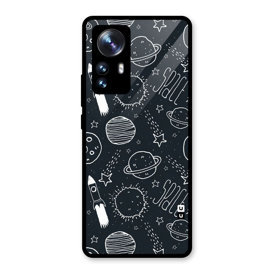 Just Space Things Glass Back Case for Xiaomi 12 Pro