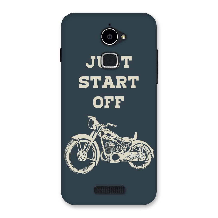 Just Start Off Back Case for Coolpad Note 3 Lite