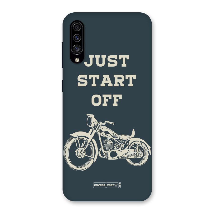 Just Start Off Back Case for Galaxy A30s