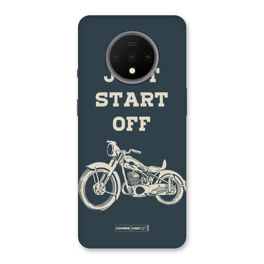 Just Start Off Back Case for OnePlus 7T