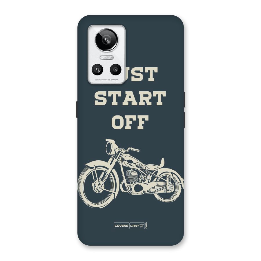 Just Start Off Back Case for Realme GT Neo 3
