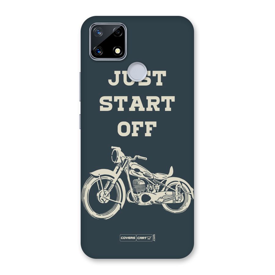Just Start Off Back Case for Realme Narzo 20