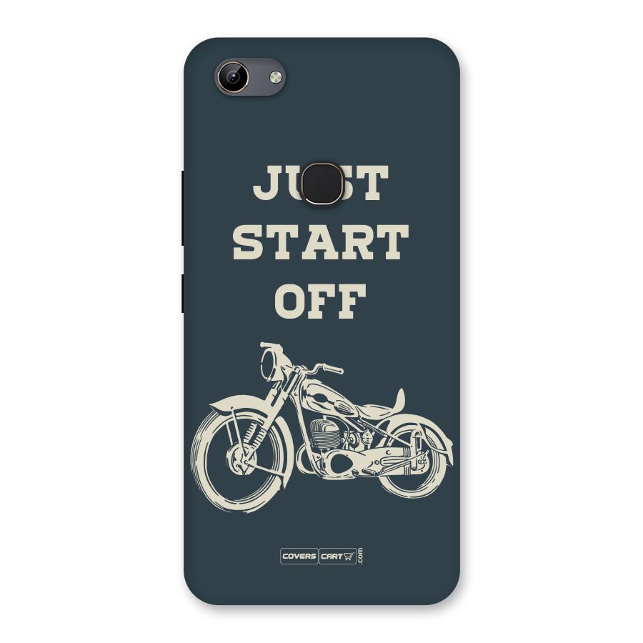 Just Start Off Back Case for Vivo Y81
