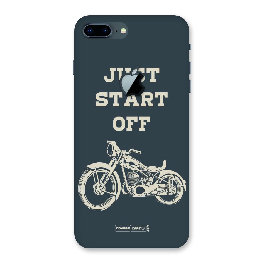 Just Start Off Back Case for iPhone 7 Plus Apple Cut