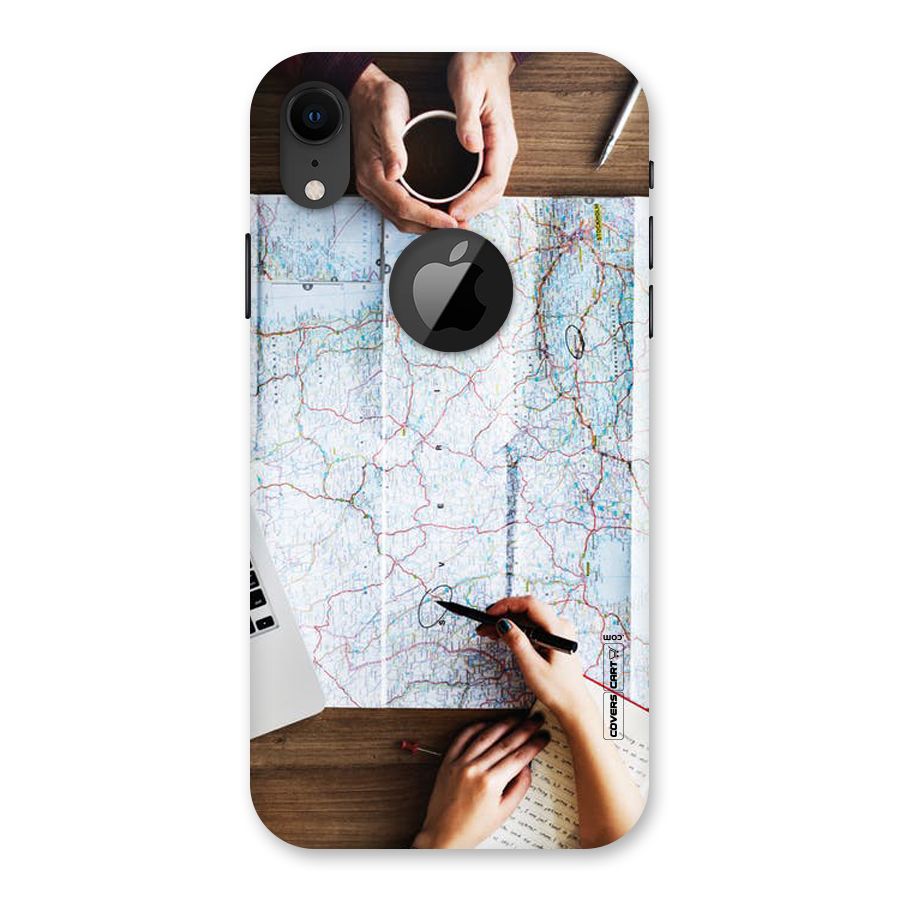 Just Travel Back Case for iPhone XR Logo Cut