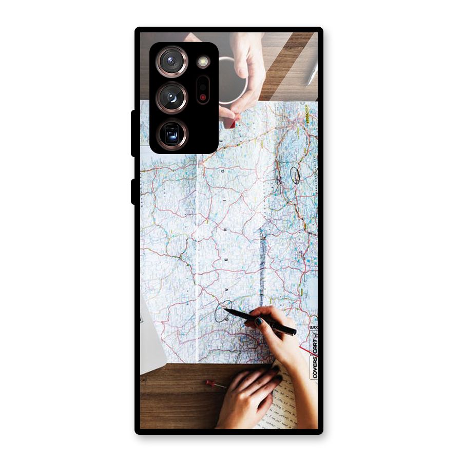 Just Travel Glass Back Case for Galaxy Note 20 Ultra 5G