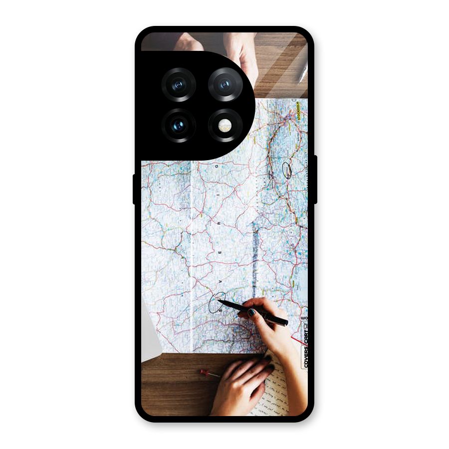 Just Travel Glass Back Case for OnePlus 11