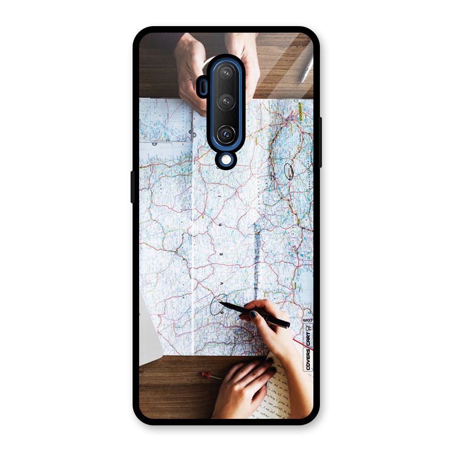 Just Travel Glass Back Case for OnePlus 7T Pro