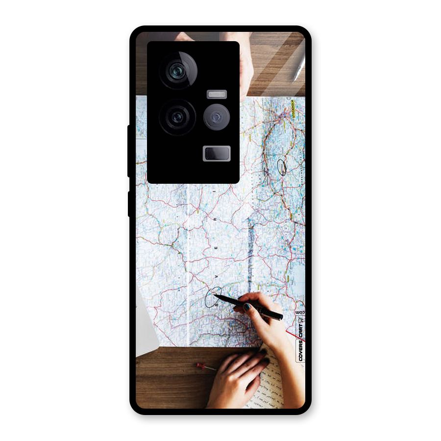 Just Travel Glass Back Case for Vivo iQOO 11 5G