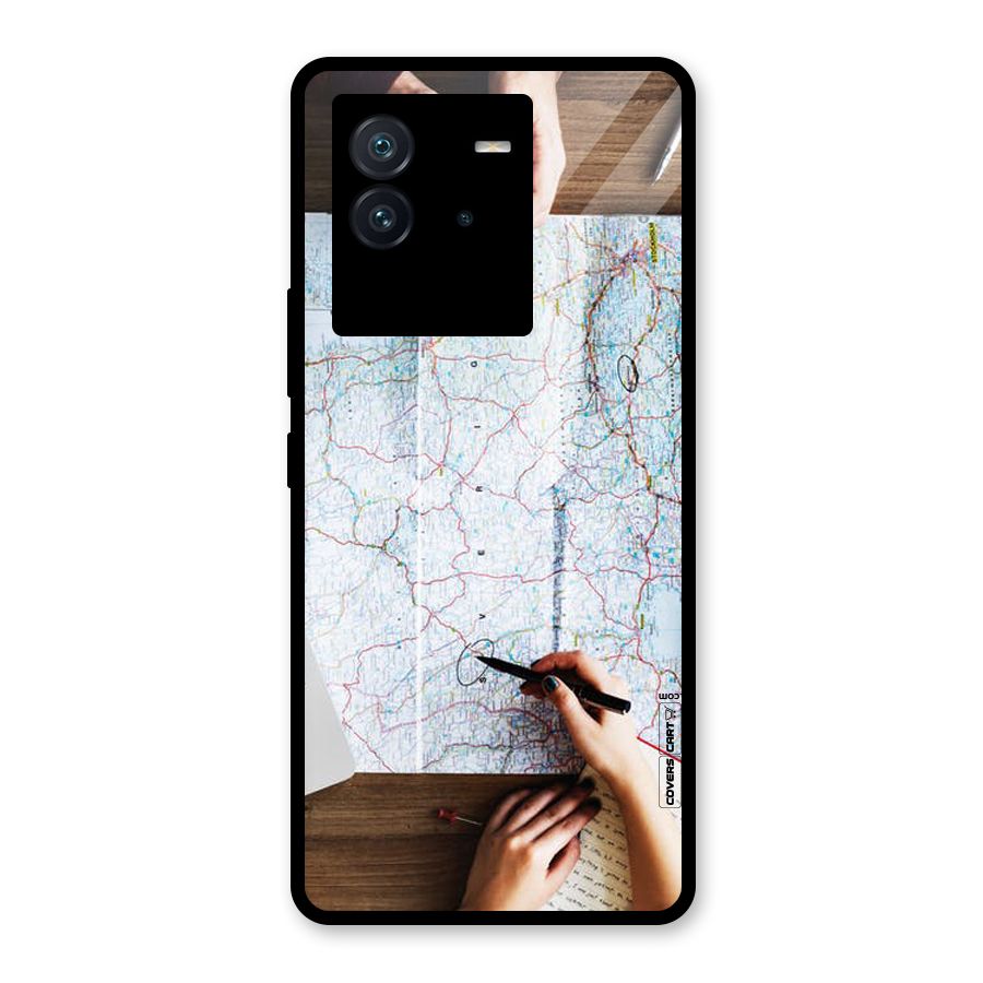 Just Travel Glass Back Case for Vivo iQOO Neo 6 5G