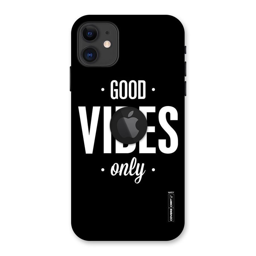 Just Vibes Back Case for iPhone 11 Logo Cut