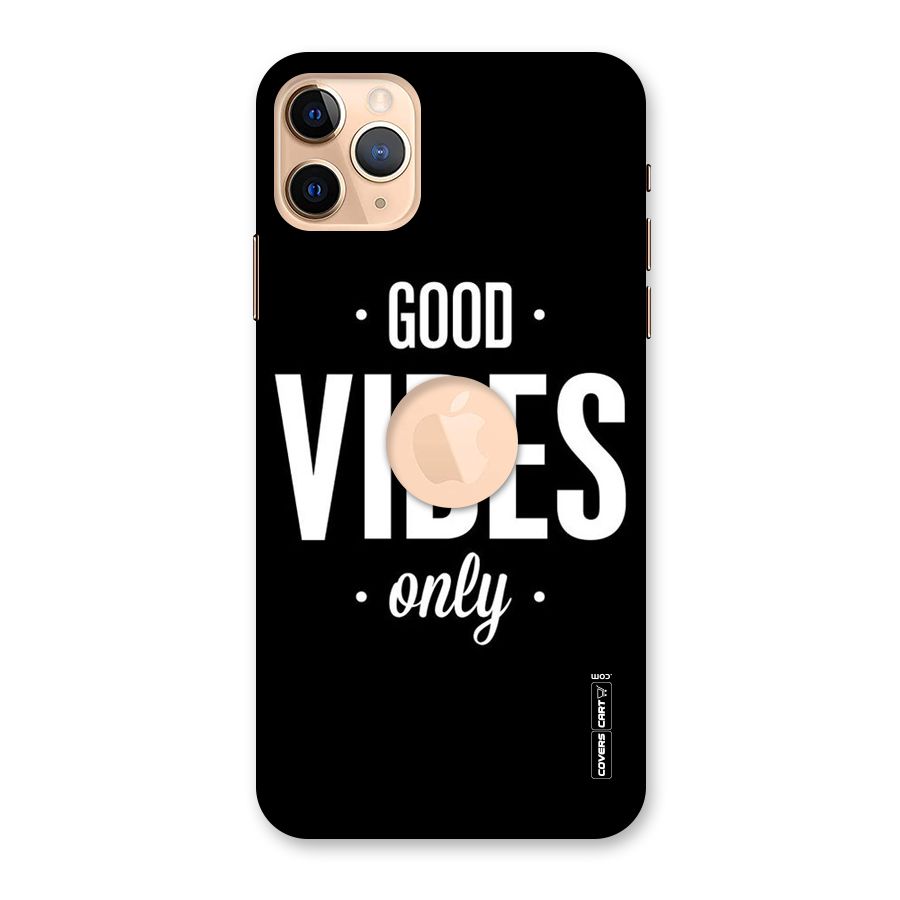 Just Vibes Back Case for iPhone 11 Pro Max Logo Cut