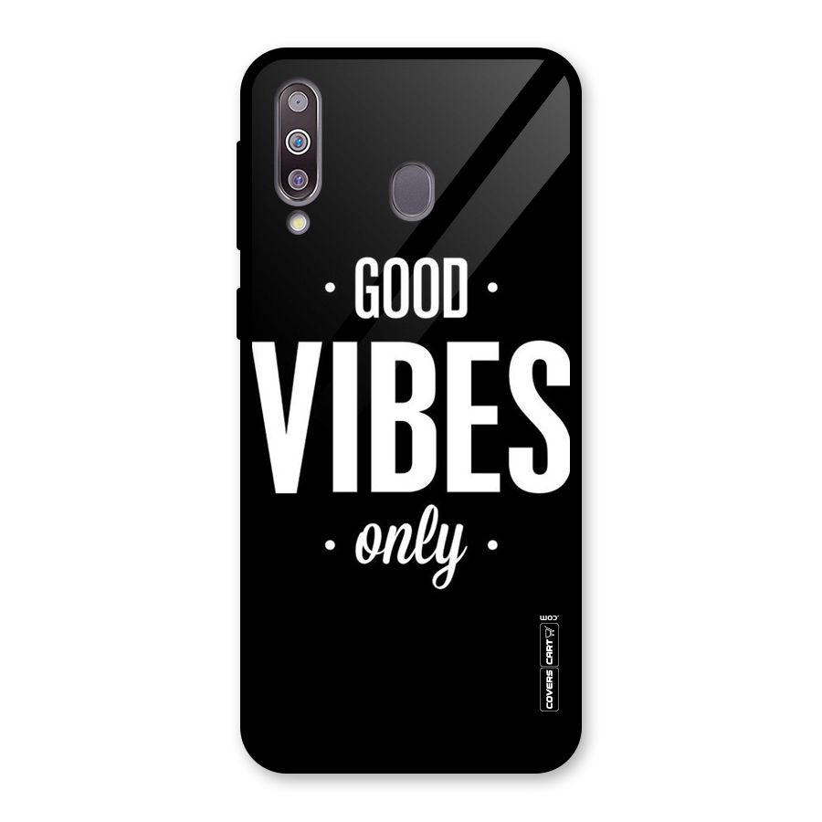 Just Vibes Glass Back Case for Galaxy M30
