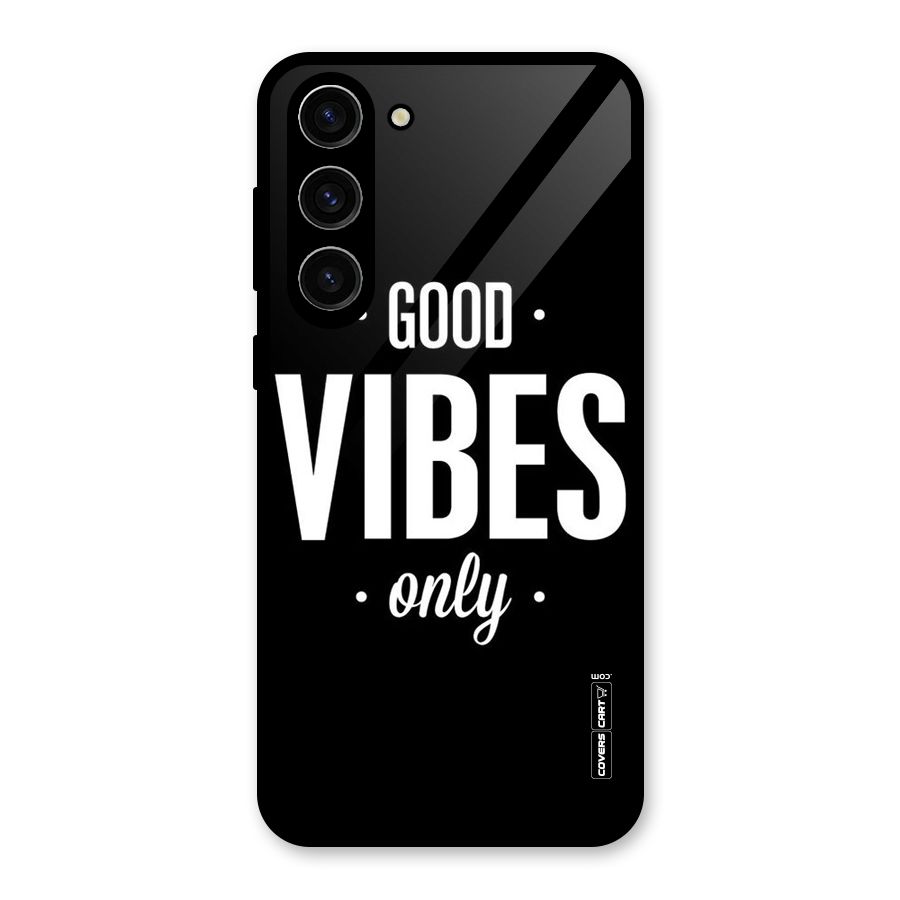 Just Vibes Glass Back Case for Galaxy S23 Plus