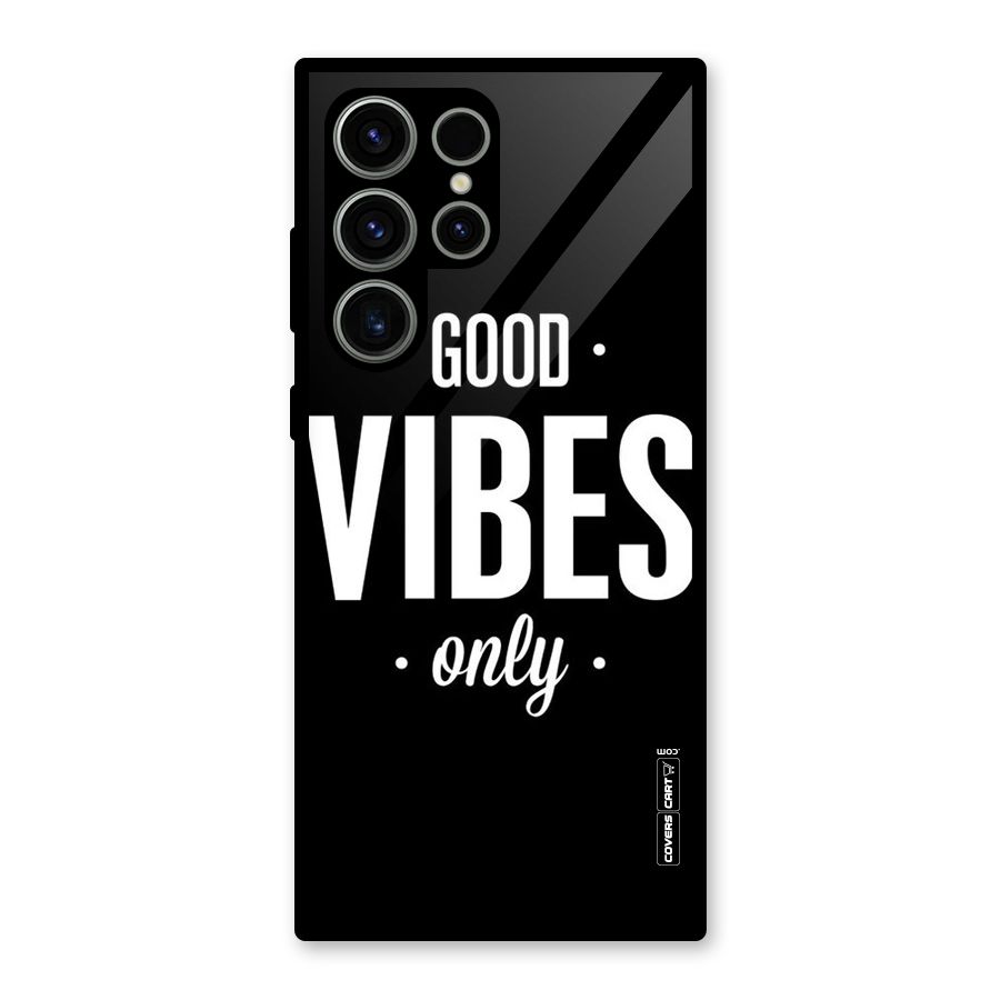 Just Vibes Glass Back Case for Galaxy S23 Ultra