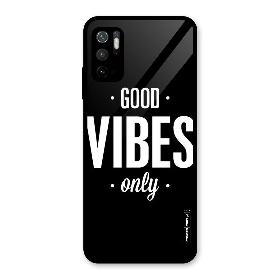 Just Vibes Glass Back Case for Poco M3 Pro 5G