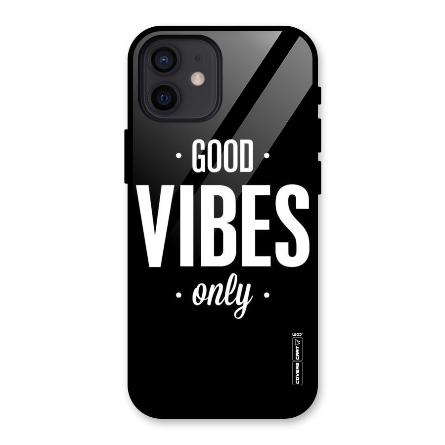 Just Vibes Glass Back Case for iPhone 12