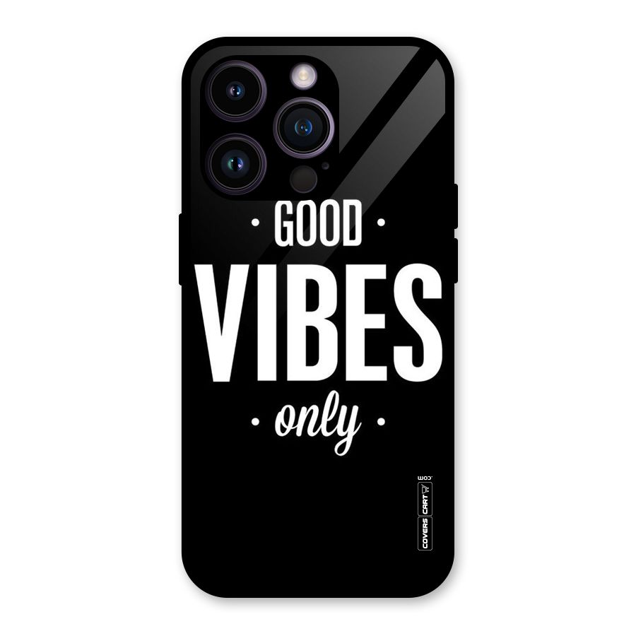 Just Vibes Glass Back Case for iPhone 14 Pro