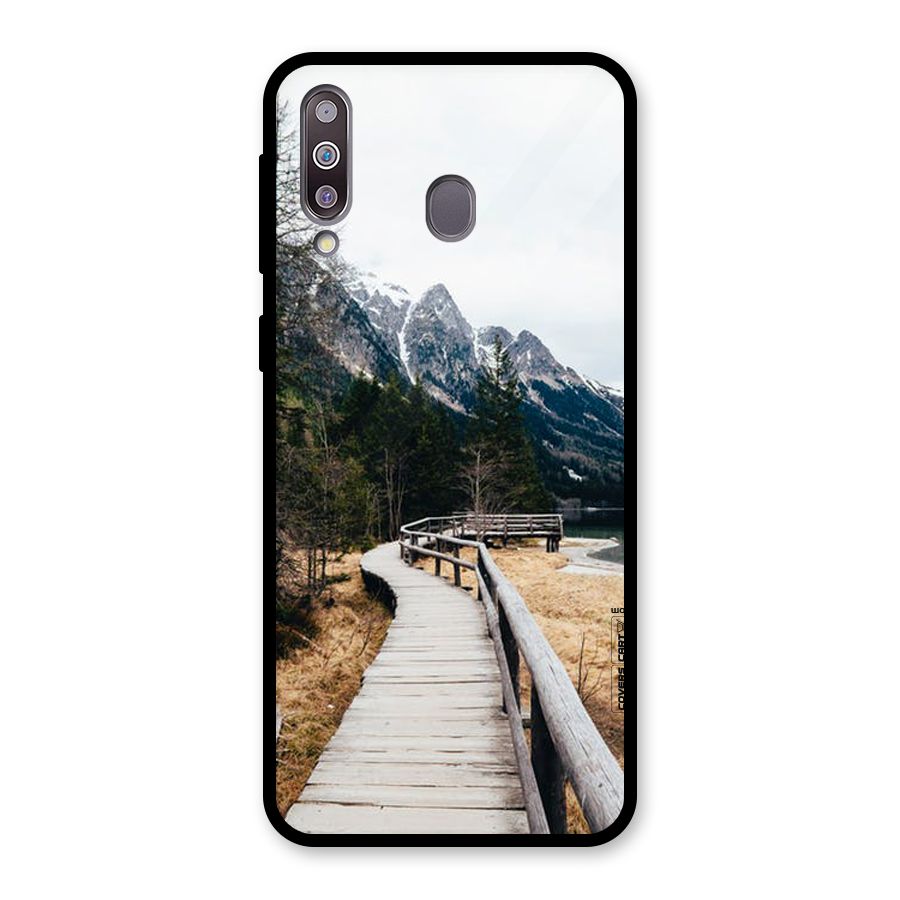 Just Wander Glass Back Case for Galaxy M30