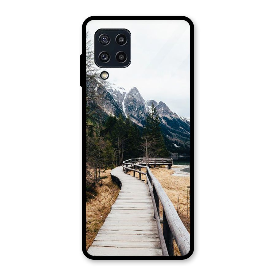 Just Wander Glass Back Case for Galaxy M32