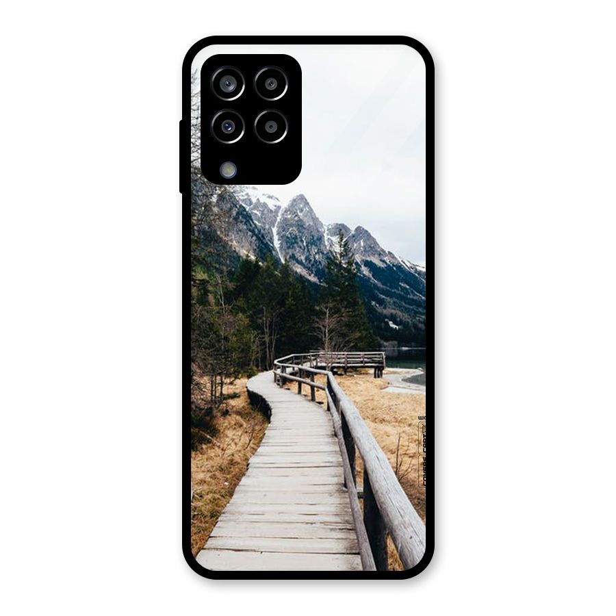 Just Wander Glass Back Case for Galaxy M33