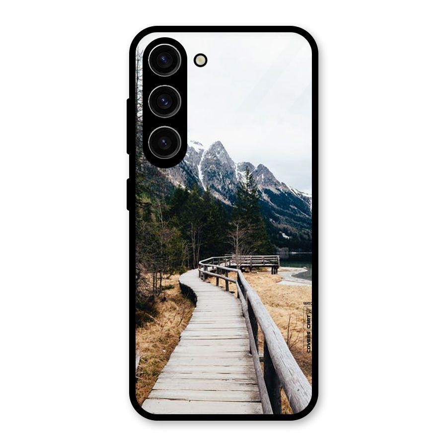 Just Wander Glass Back Case for Galaxy S23