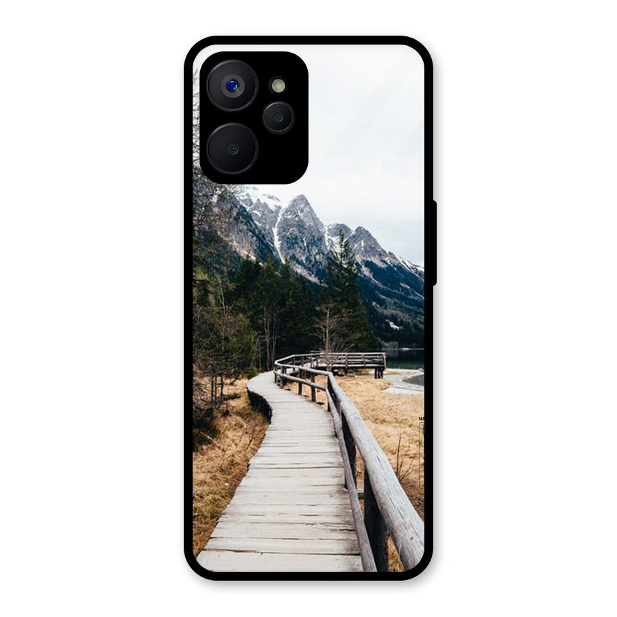 Just Wander Glass Back Case for Realme 9i 5G