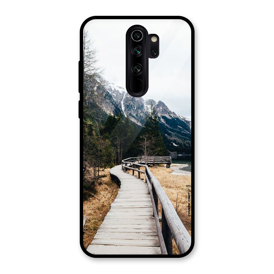 Just Wander Glass Back Case for Redmi Note 8 Pro