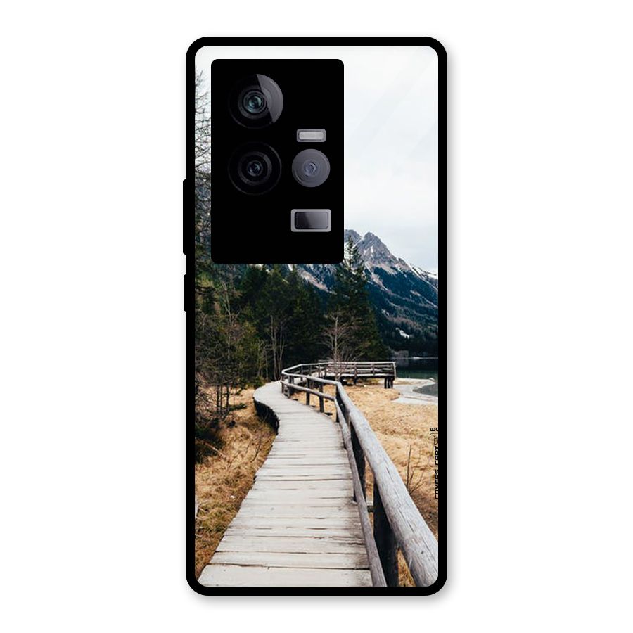 Just Wander Glass Back Case for Vivo iQOO 11 5G