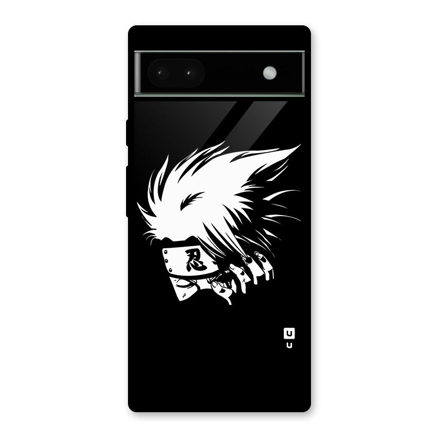 Kakashi Hatake Black Glass Back Case for Google Pixel 6a