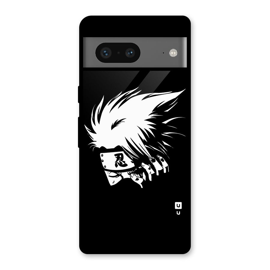 Kakashi Hatake Black Glass Back Case for Google Pixel 7