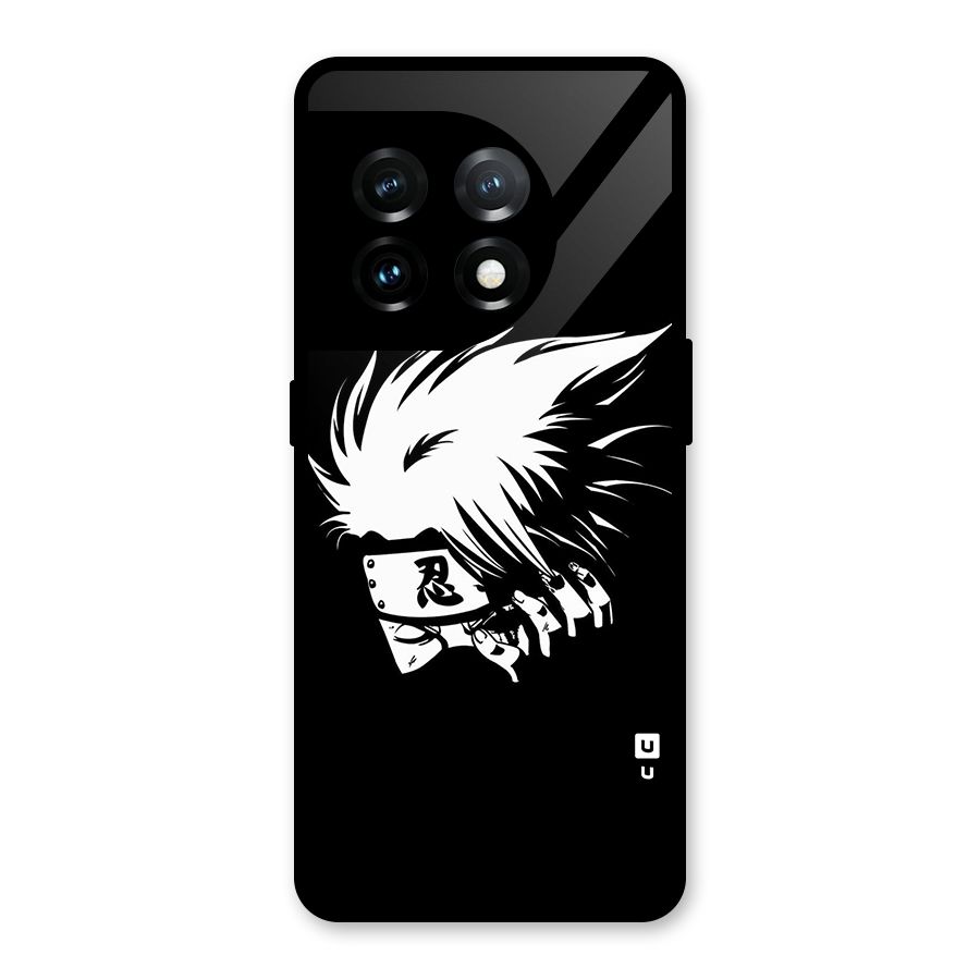 Kakashi Hatake Black Glass Back Case for OnePlus 11