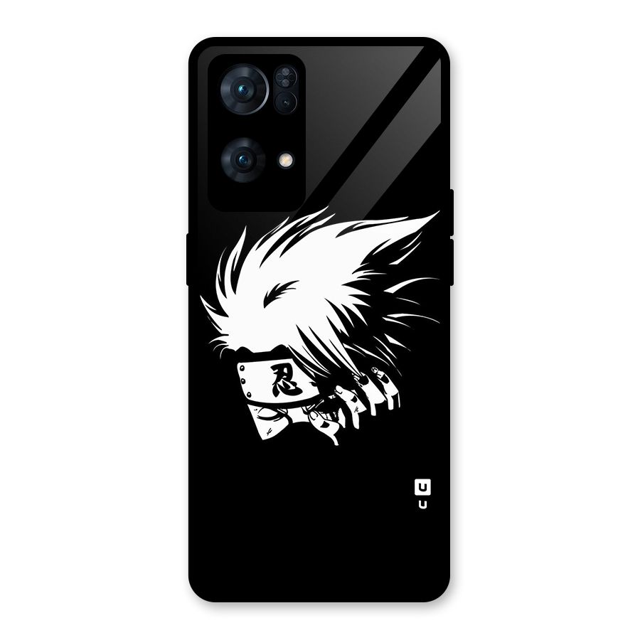 Kakashi Hatake Black Glass Back Case for Oppo Reno7 Pro 5G
