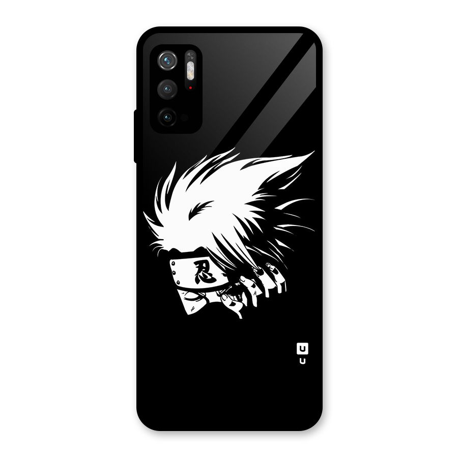 Kakashi Hatake Black Glass Back Case for Poco M3 Pro 5G