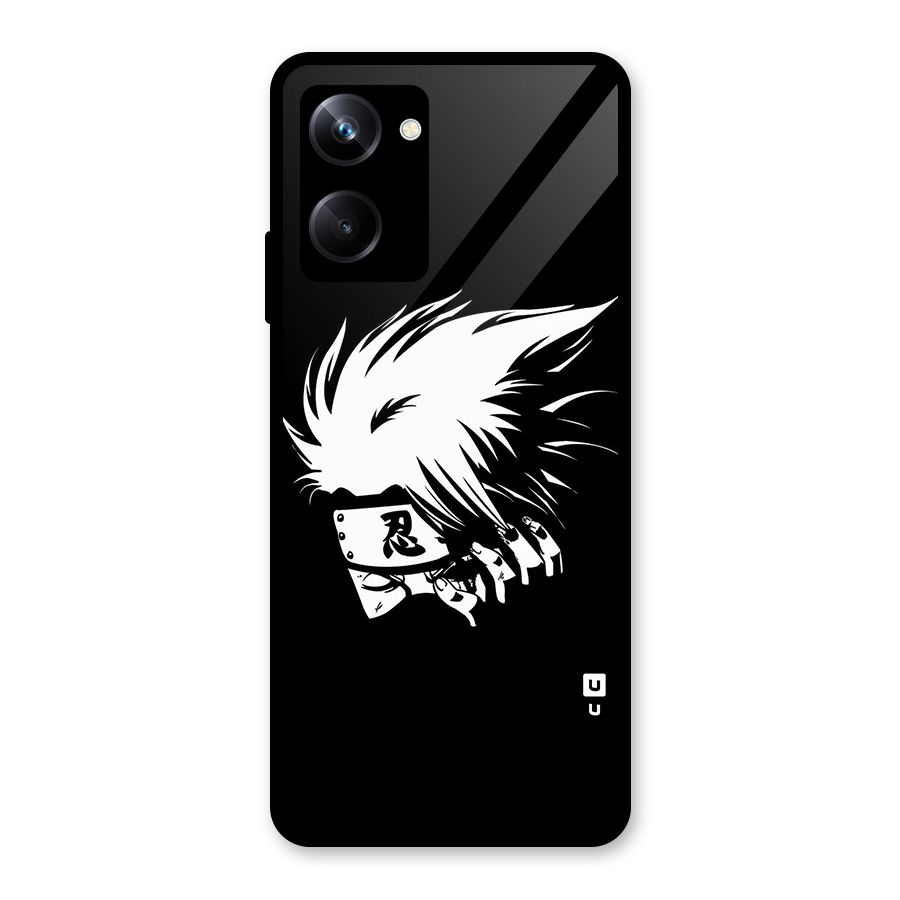 Kakashi Hatake Black Glass Back Case for Realme 10 Pro