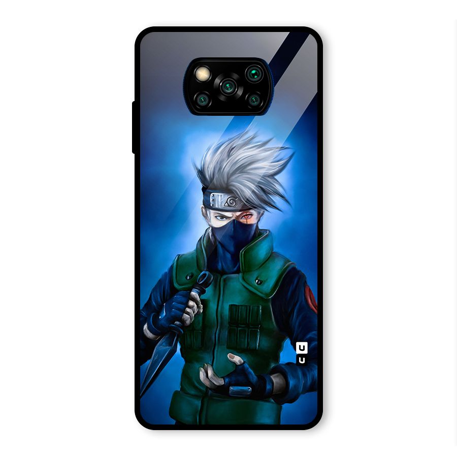 Kakashi Hatake Glass Back Case for Poco X3 Pro