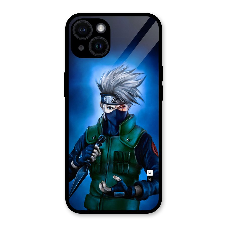 Kakashi Hatake Glass Back Case for iPhone 14