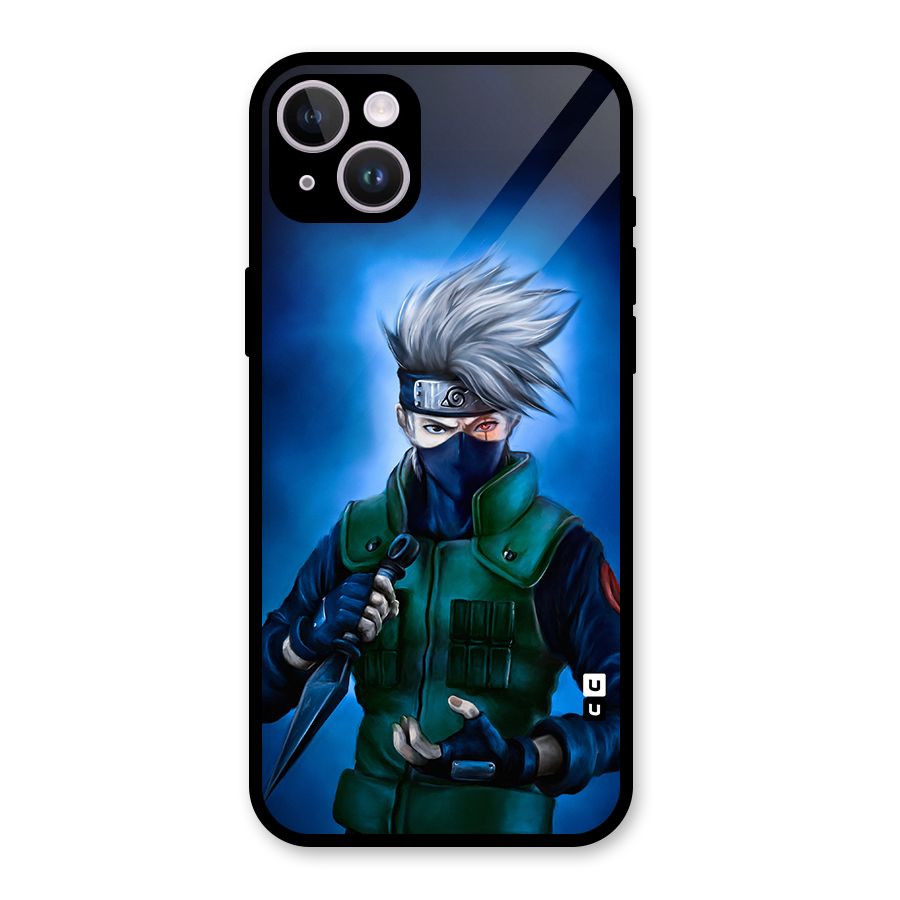 Kakashi Hatake Glass Back Case for iPhone 14 Plus