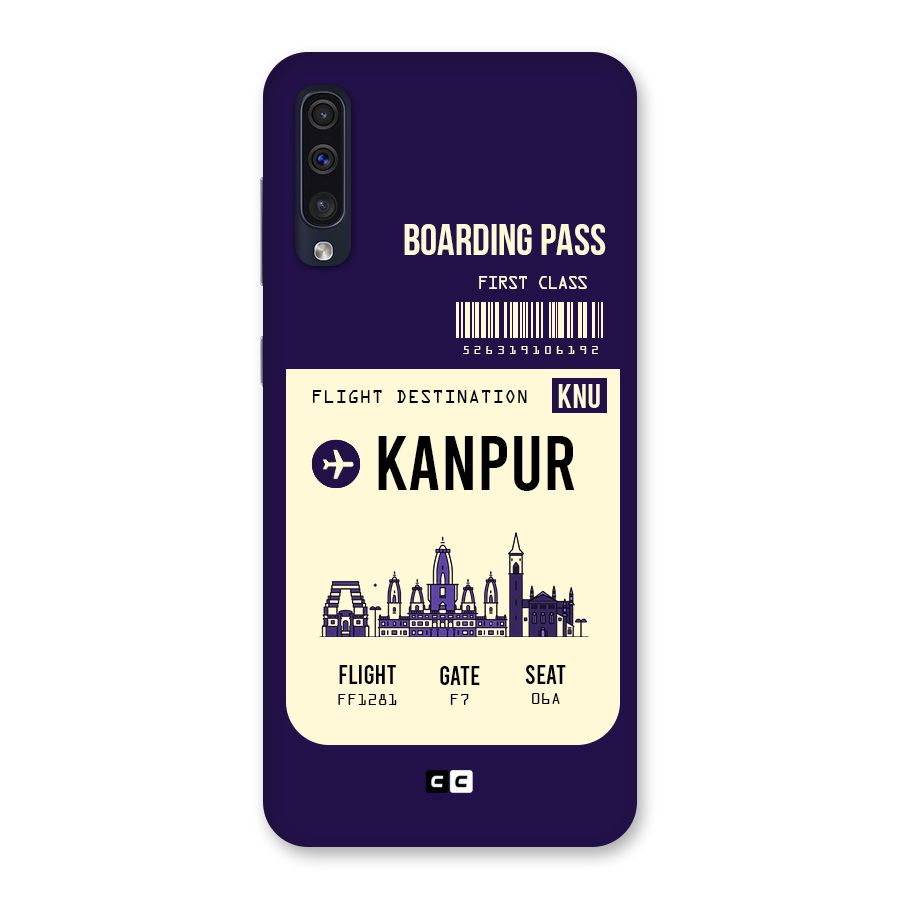 Kanpur Boarding Pass Back Case for Galaxy A50s