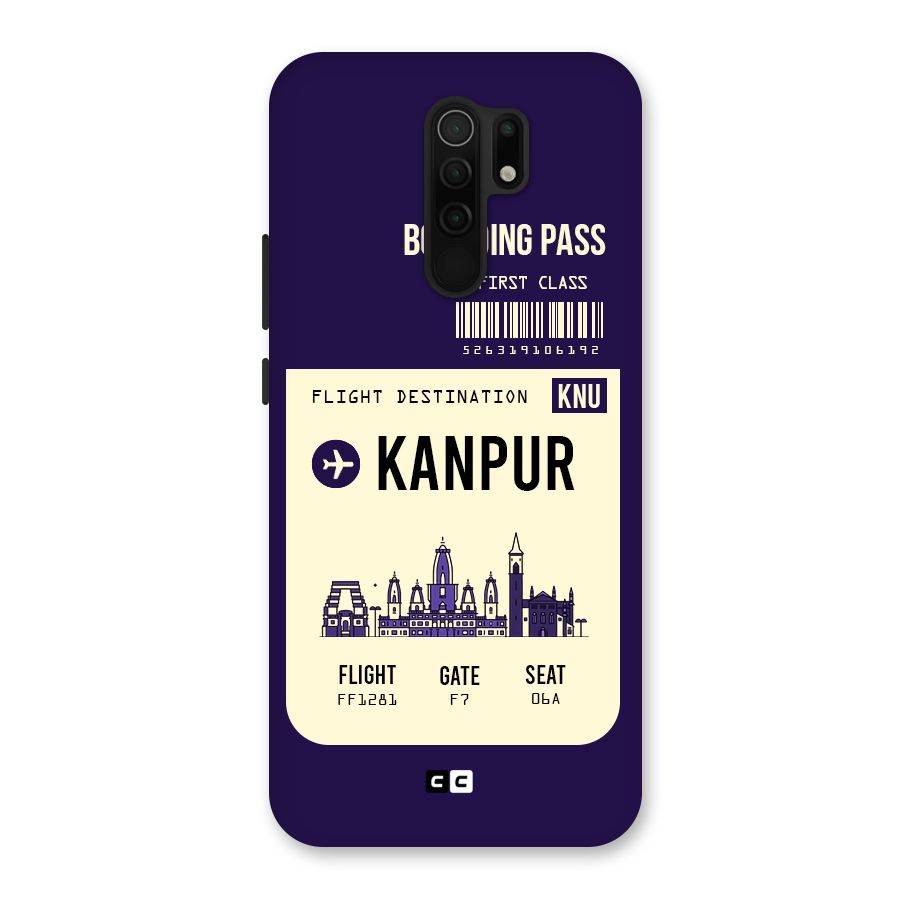 Kanpur Boarding Pass Back Case for Poco M2