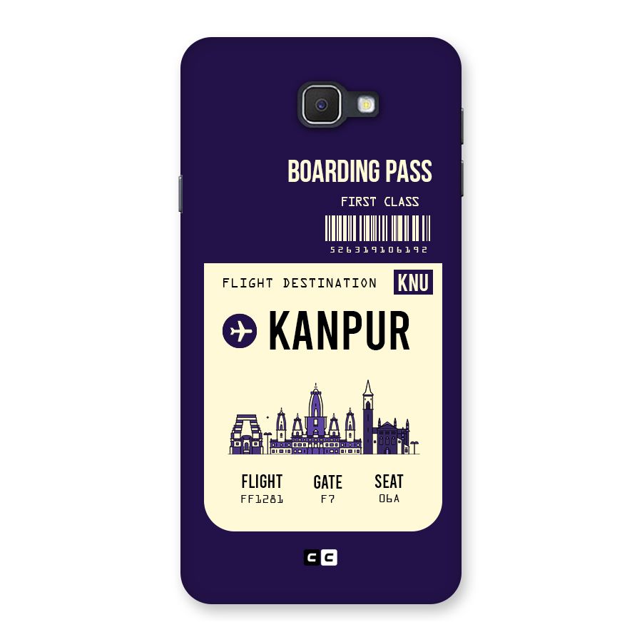 Kanpur Boarding Pass Back Case for Samsung Galaxy J7 Prime