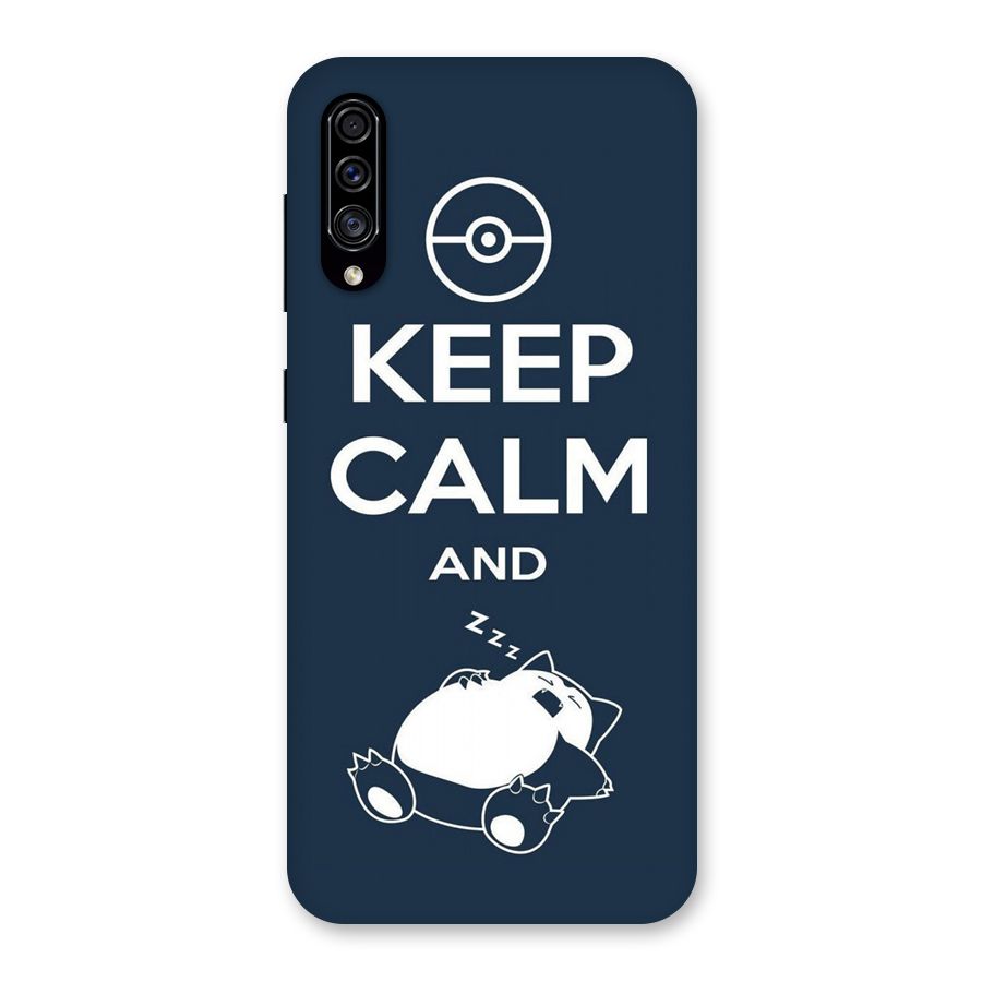 Keep Calm and Sleep Back Case for Galaxy A30s