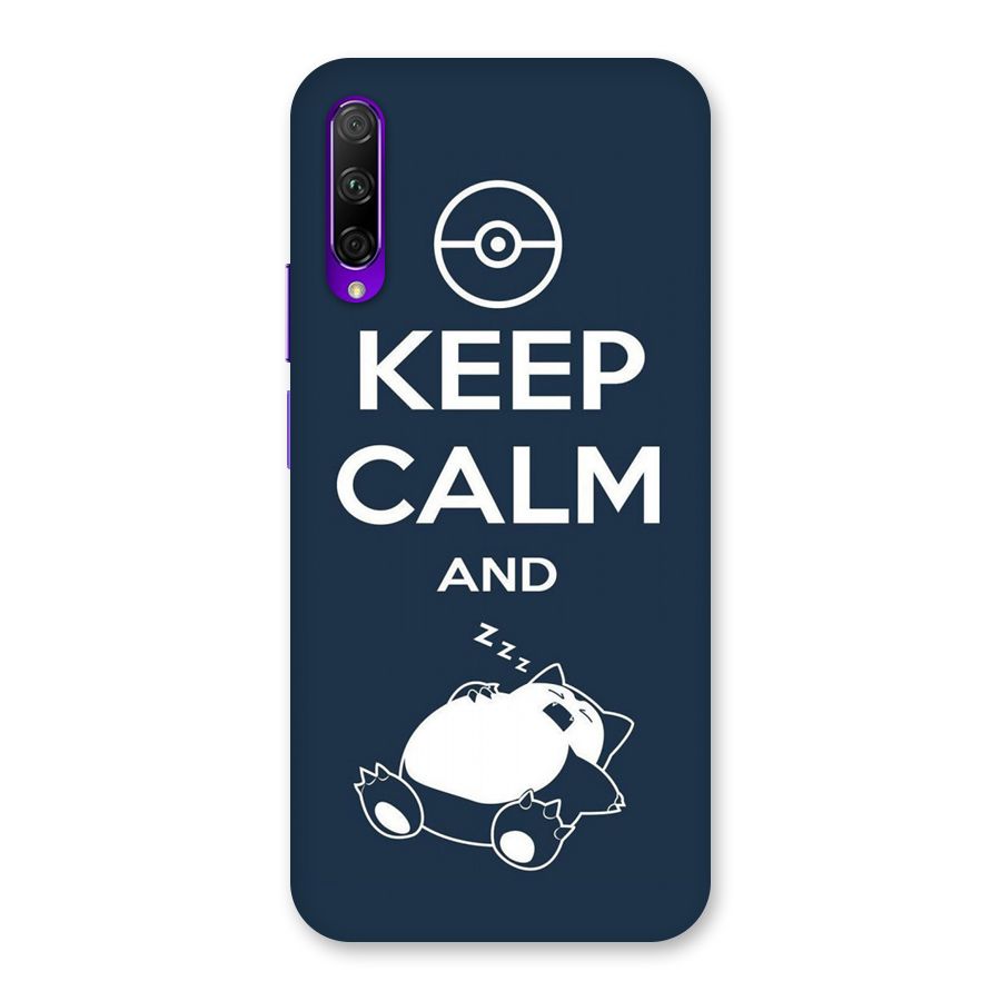 Keep Calm and Sleep Back Case for Honor 9X Pro
